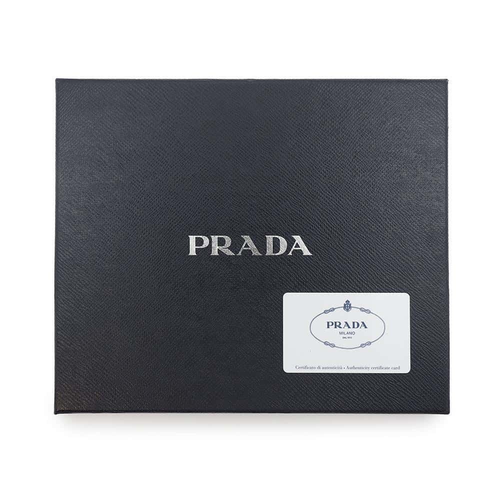 Prada Makeup Bag Drawstring Pouch Embroidered Den… - image 8